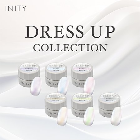 INITY アイニティ ハイエンドカラー ドレスアップコレクション 3g×6色 INS-DP2 | ネットショップ名 - ネイル用品通販店  アミューズメントネイルスタジオ