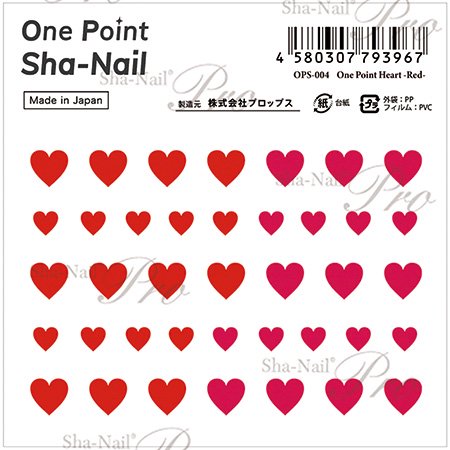 ネイルシール One Point Sha-Nail ワンポイント写ネイル OPSec-004 One