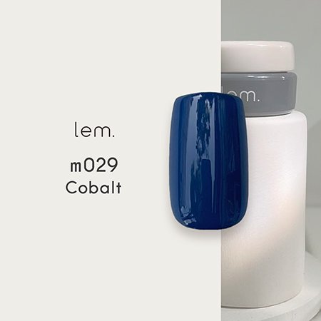 lem レム カラージェル 3g m029 Cobalt コバルト | 濃いめの青を楽しむお洒落カラージェル - ネイル用品通販店  アミューズメントネイルスタジオ