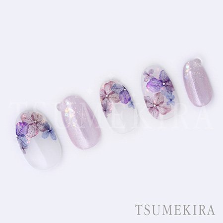 ネイルシール TSUMEKIRA | あじさい5 - ネイル用品通販店 アミューズメントネイルスタジオ