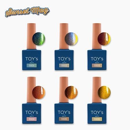 TOY's INITY 全色セット サンセットマグ トイズ アイニティ TOY's×INITY サンセットマグコレクション | 7ml×6色 - ネイル