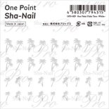 ͥ륷 One Point Sha-Nail ݥȼ̥ͥ OPSec-029 One Point Palm Tree -White- / ݥ ѡĥ꡼ ۥ磻