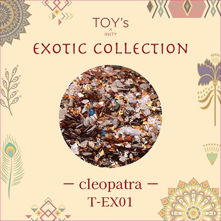 TOY's×INITY exotic collection | クレオパトラ - ネイル用品通販店 アミューズメントネイルスタジオ