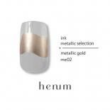 <img class='new_mark_img1' src='https://img.shop-pro.jp/img/new/icons15.gif' style='border:none;display:inline;margin:0px;padding:0px;width:auto;' />henum إ˥  8ml metallic selection me02 metallic gold ᥿å