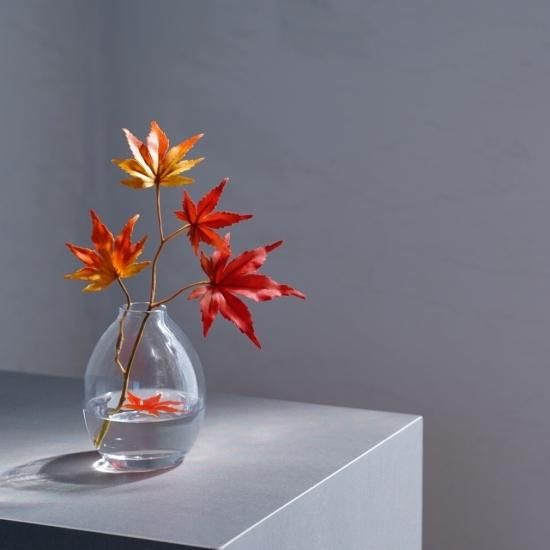 香蘭社 花瓶 桜紅葉川絵 香蘭社 花瓶 桜紅葉川絵