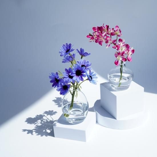 豊山 花瓶 ライトブルー ティファニーブルー グラデーション
