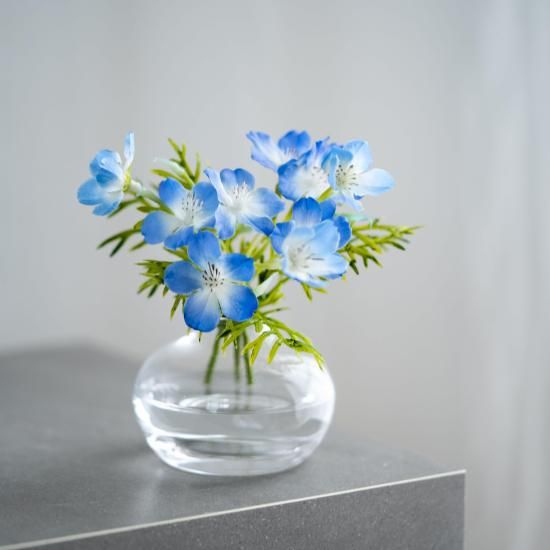 水換え不要）ネモフィラの花瓶挿し - chouchou fleur（シュシュフルール ）