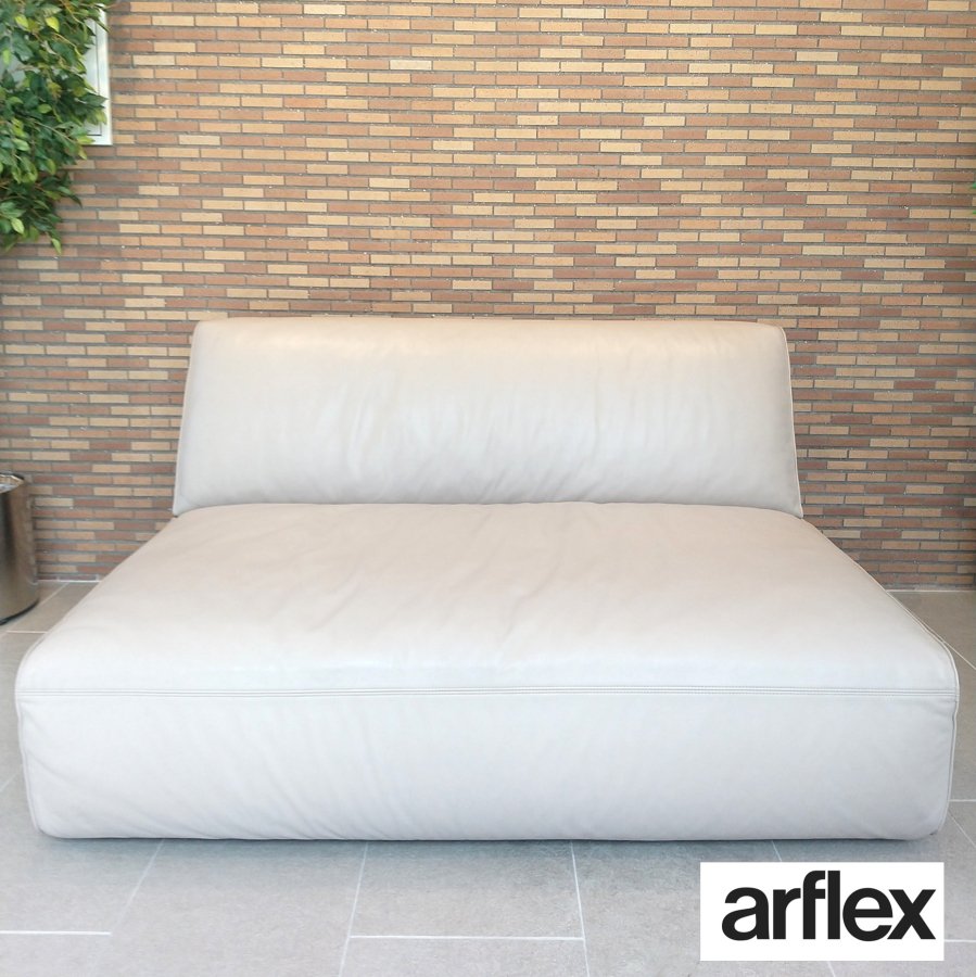 □美品□アルフレックス/arflex MERCADO130 レザーソファ - 家具 