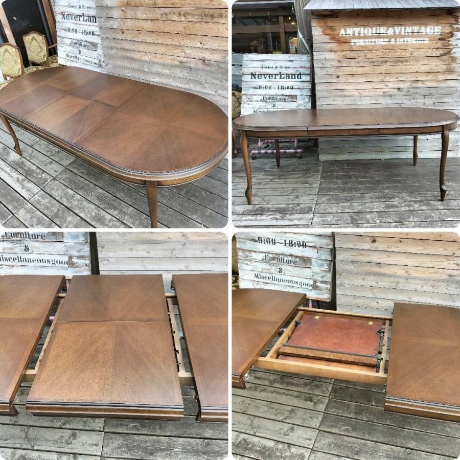M○総額100万越 良品☞マルニ木工☜マキシマム 猫脚伸長式
