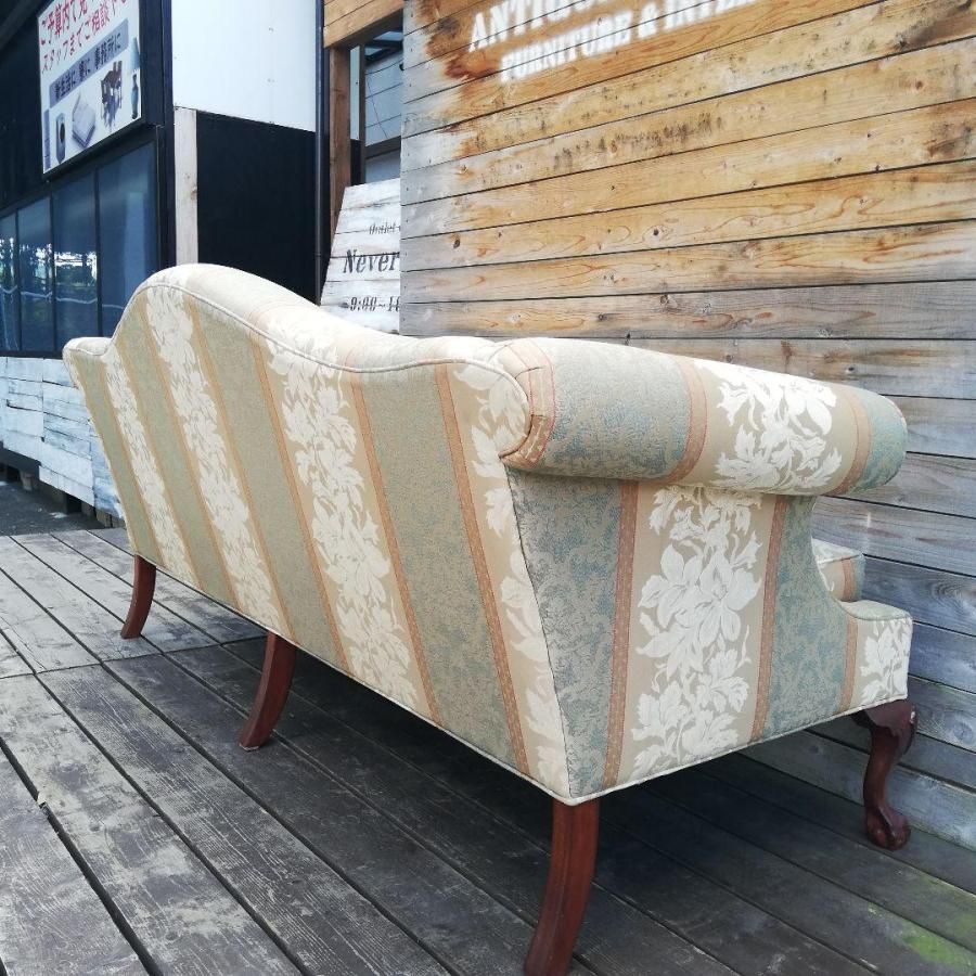 M♦東サセール 美品　クロウ＆ボール ETHAN ALLEN３人掛けソファ M♢美品 クロウ＆ボール ETHAN ALLEN3人掛けソファ - 家具