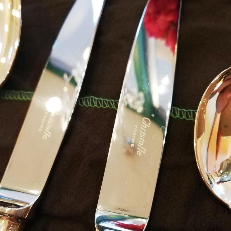 フランス製 Christofle/クリストフル カトラリーセット12本 - 家具