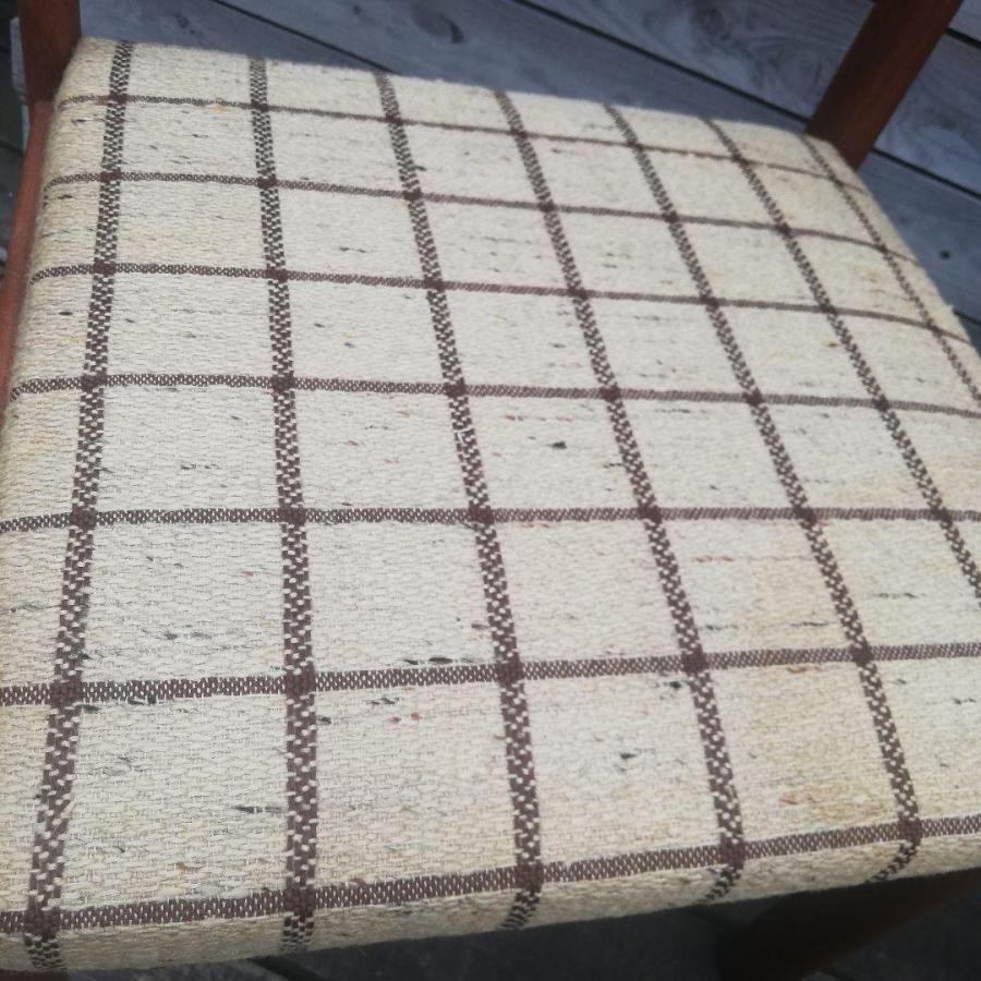 M♢希少 北欧ビンテージ チークダイニングチェア2脚