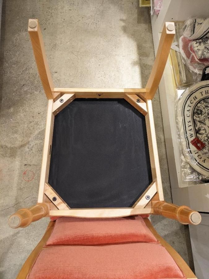 2脚セット】 DANIEL 横浜ダニエル チェア 樺材 ダイニングチェア 赤