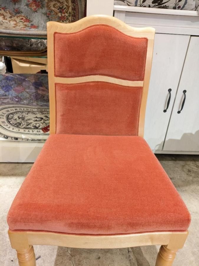 2脚セット】 DANIEL 横浜ダニエル チェア 樺材 ダイニングチェア 赤