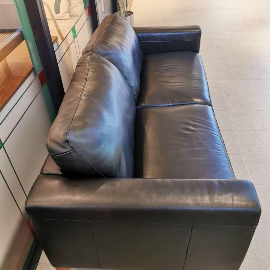 ◇美品 Natuzzi イタリア製 総革 2.5P ソファ / インテリア 家具