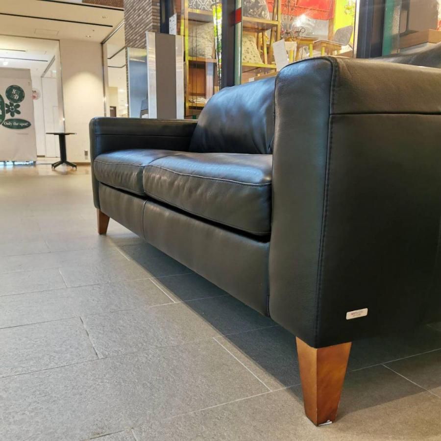 ◇美品 Natuzzi イタリア製 総革 2.5P ソファ / インテリア 家具