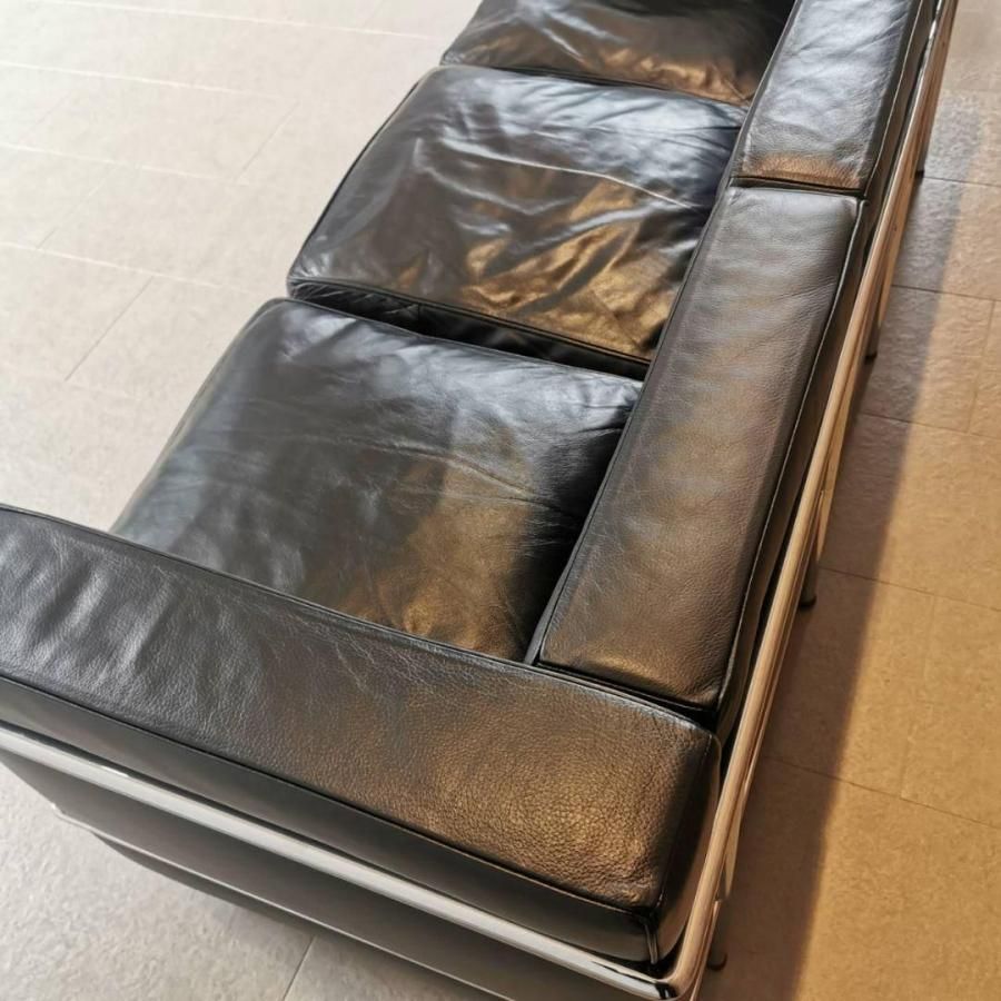ル・コルビジェ ソファ LC2 3人掛け 大塚家具 本革 Intes Italy 楽天市場】3人掛けソファ ル・コルビジェ LC2 デザイナーズ