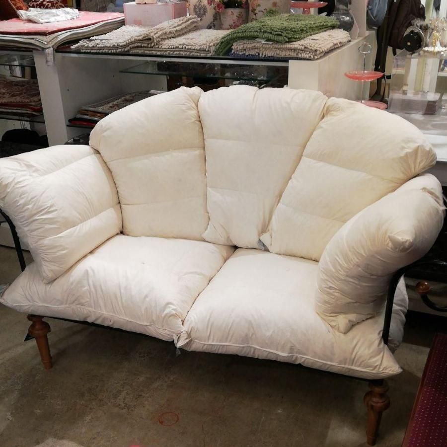 定価55万【希少】 イタリア製 GARBO フェザー 2P ソファ