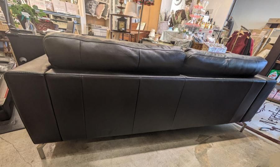 極美品】 NATUZZI 3人 ソファ ITALIA ナツッジ イタリア 本革 3