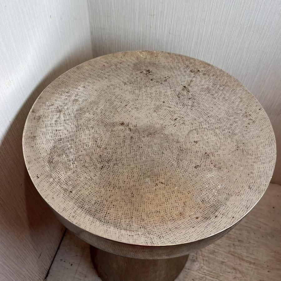 廃盤希少】 ZARA HOME ハンマード アイアンスツール サイド