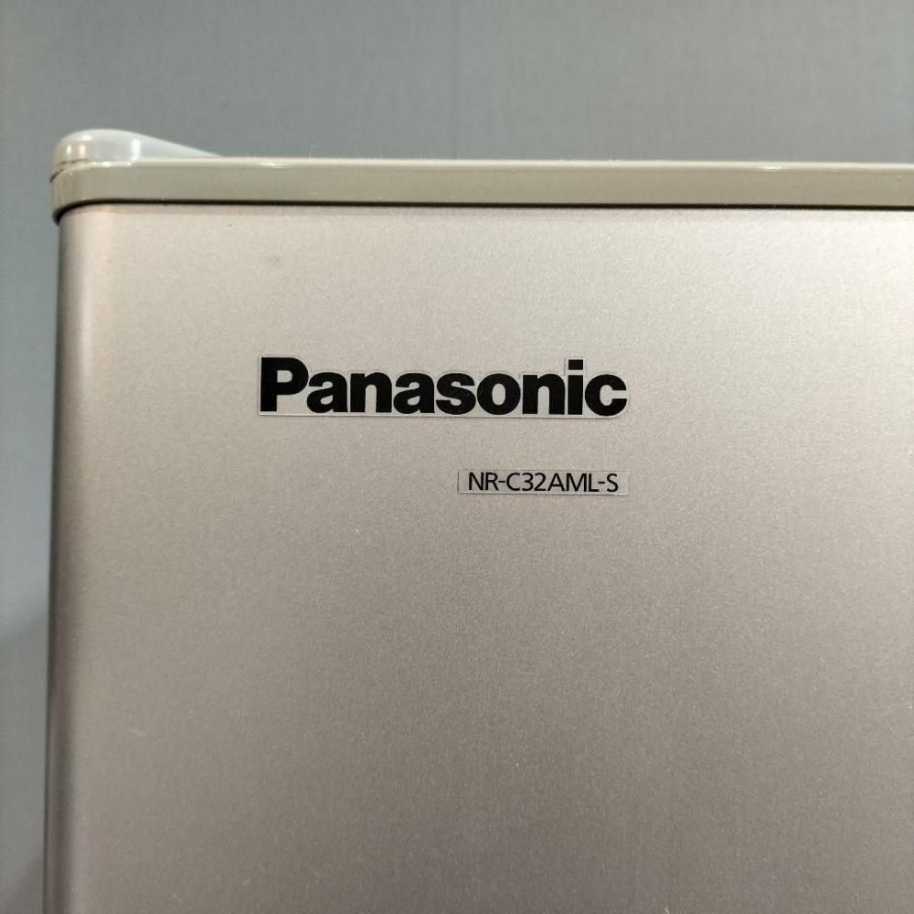 パナソニック 3ドア ノンフロン冷凍冷蔵庫 NR-C32AML-S 321L