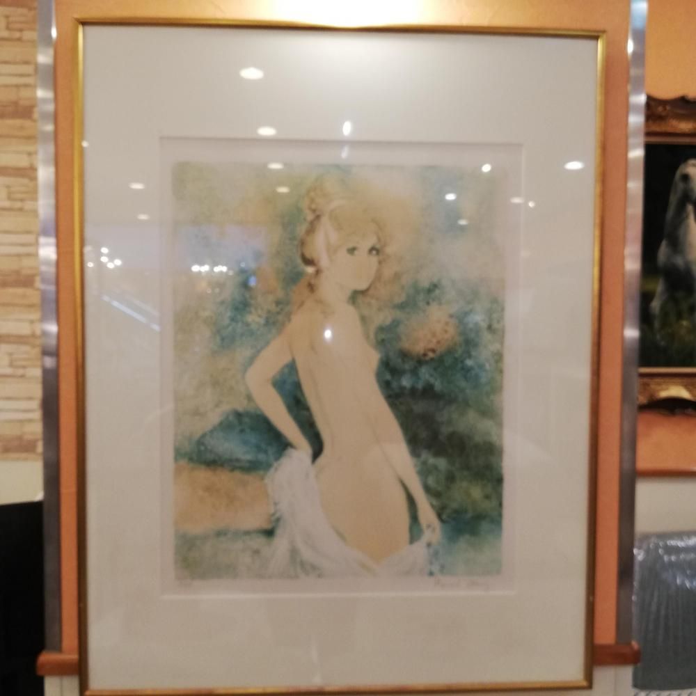 美品♠ベルナール・シャロワ　リトグラフ　裸婦　サイン入り 美品♤ベルナール・シャロワ リトグラフ 裸婦 サイン入り
