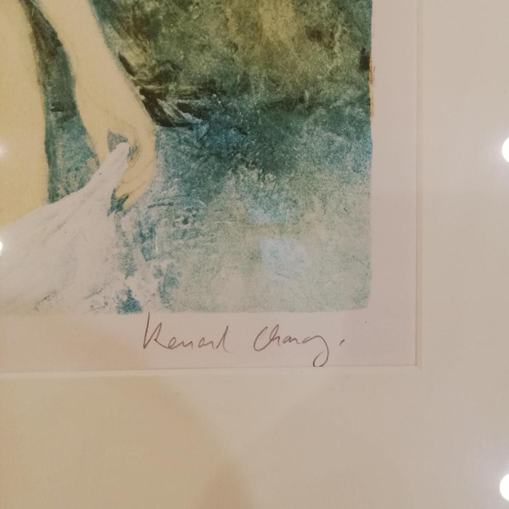 美品♠ベルナール・シャロワ　リトグラフ　裸婦　サイン入り 美品♤ベルナール・シャロワ リトグラフ 裸婦 サイン入り