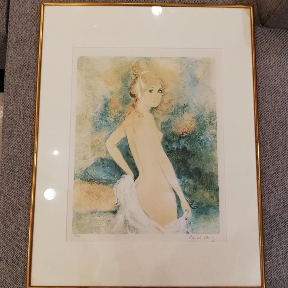 美品♠ベルナール・シャロワ リトグラフ 裸婦 サイン入り 美品♤ベルナール・シャロワ リトグラフ 裸婦 サイン入り