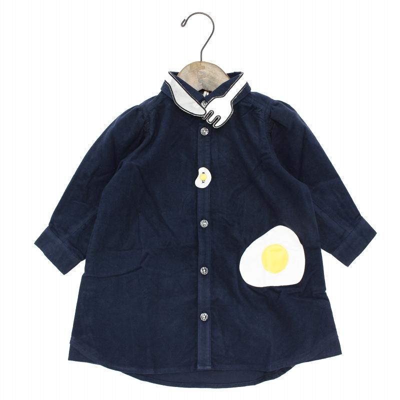 Unica 目玉焼きシャツワンピース ネイビー 公式通販 Kyuto 子供服 ベビー服 ファッション雑貨などの通販セレクトショップ Unica 目玉焼きシャツワンピース ネイビー 公式通販 Kyuto 子供服 ベビー服 ファッション雑貨などの通販セレクトショップ