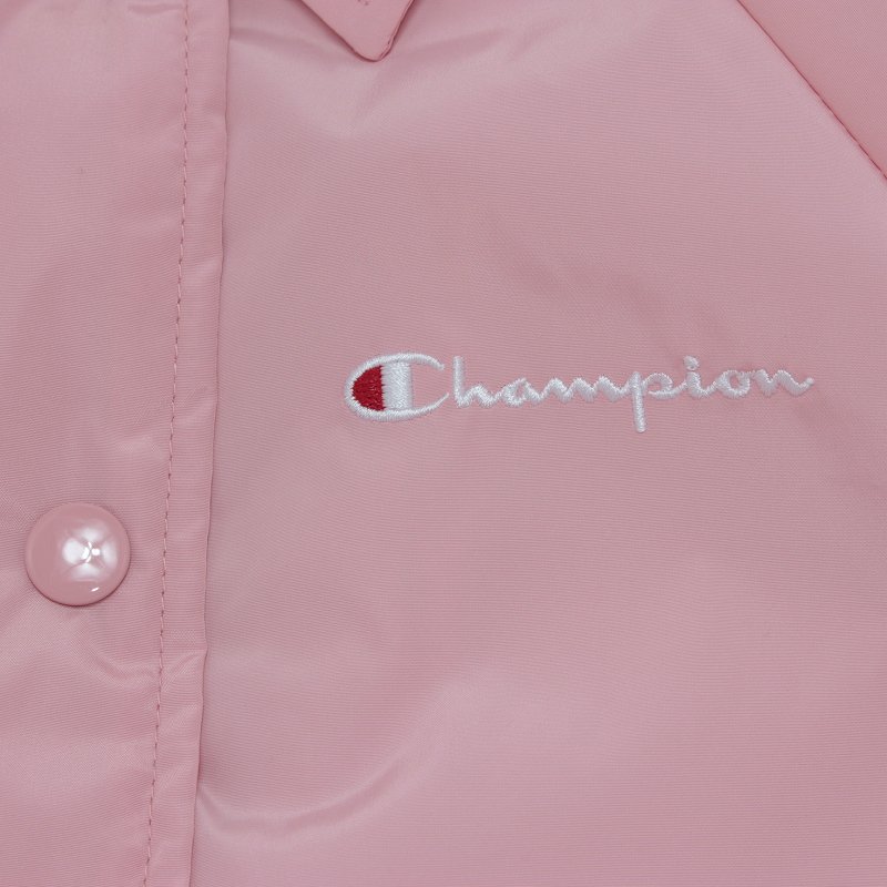 Champion ロングコーチジャケット ピンク 子供服通販 Kyuto Online 服 ベビー ファッション雑貨 出産祝い