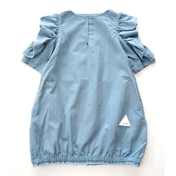 Mol Sparklerワンピース ブルーグレー 90 135cm 子供服通販 Kyuto Online 服 ベビー ファッション雑貨 出産祝い