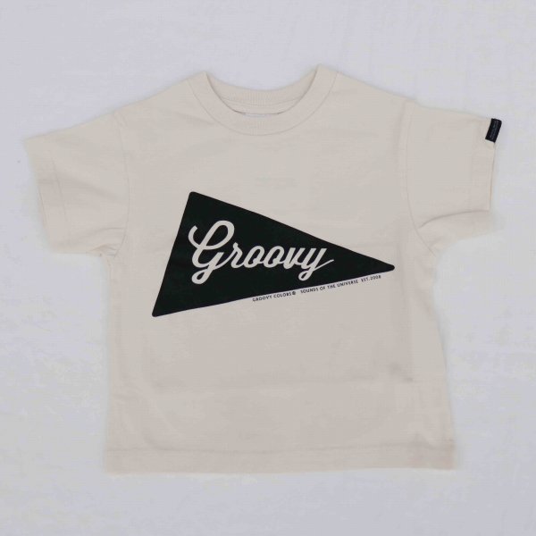 【Groovycolors】天竺 BACK POCKET BIG Tシャツ｜オフホワイト