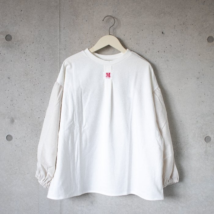 【MoL】puff blouse-Tシャツ｜オフホワイト｜レディース