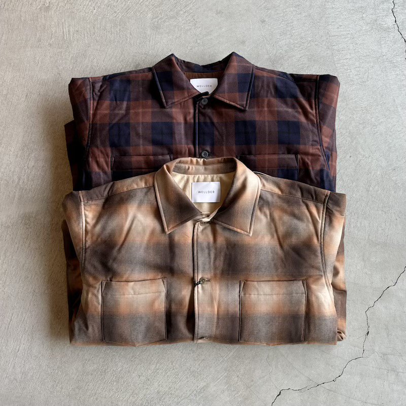 WELLDER / WIDE SILHOUETTE SHIRTS JACKET - heritage web shop