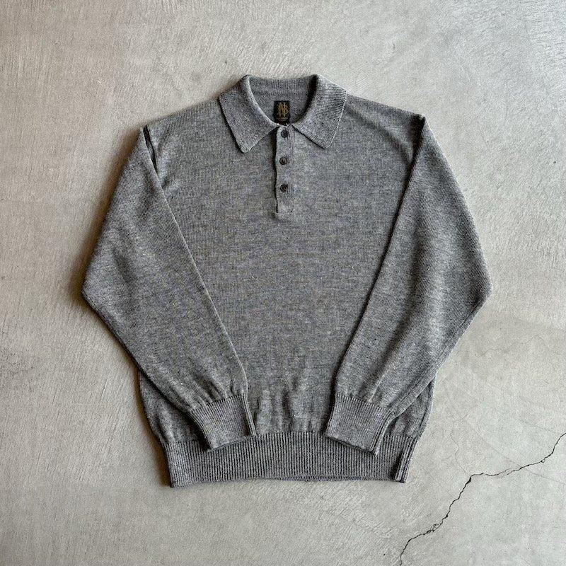 BATONER WASHED HIGH COUNT LINEN POLO - DIMPLE