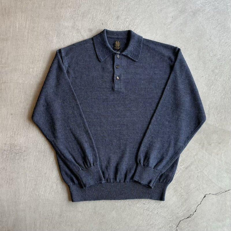 BATONER / WASHED HIGH COUNT LINEN POLO - heritage web shop BATONER / WASHED HIGH COUNT LINEN POLO - heritage web shop
