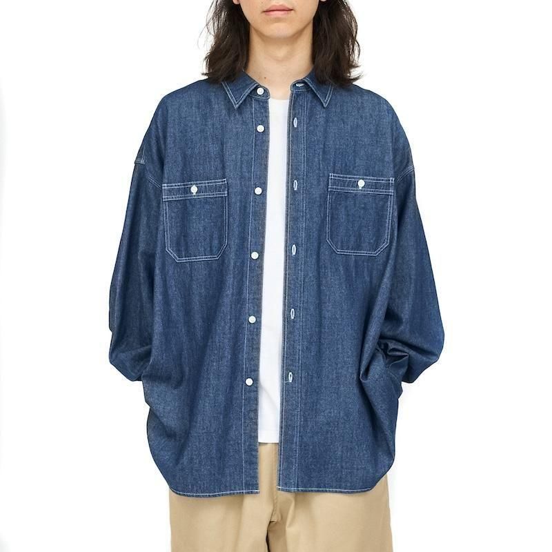 FreshService / LIGHT DENIM L/S SHIRT - heritage web shop
