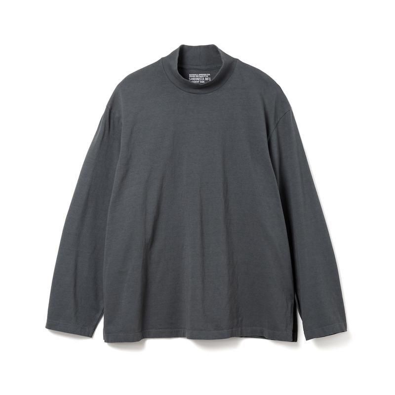 SANDINISTA / American Cotton Turtleneck L-S Tee - heritage