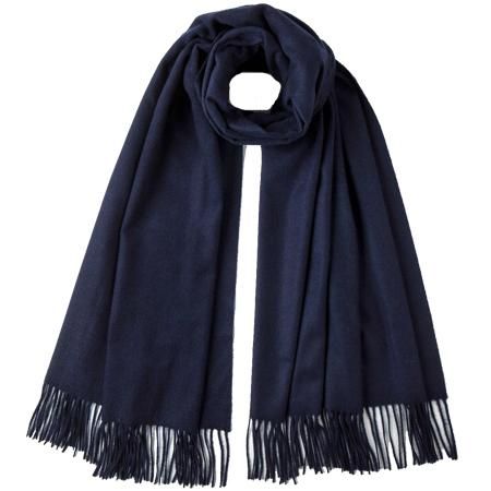 Johnstons（ジョンストンズ）カシミヤ大判ストール ダークネイビー/DARK NAVY/  WA000056/SD0707-JohnstonsのECサイト｜プラスジョンストンズ【公式】