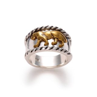 Panther Ring  BrassSilver