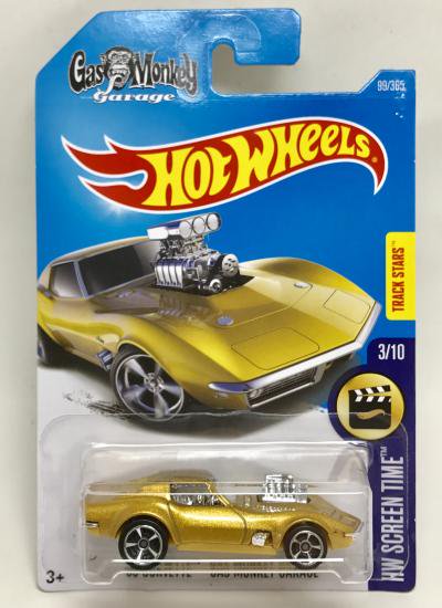 Hot wheels 2017 ガスモンキー ガレージ '68 コルベット - ミニカー