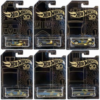 <img class='new_mark_img1' src='https://img.shop-pro.jp/img/new/icons33.gif' style='border:none;display:inline;margin:0px;padding:0px;width:auto;' />HOT WHEELS 50th Anniversary Black & Gold 2018 6楻å 