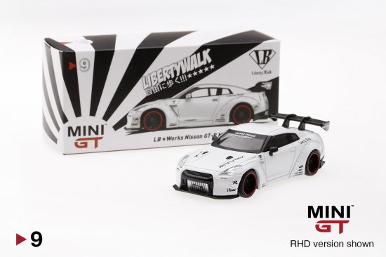 TSM MINI GT 1/64 LB☆WORKS Nissan GT-R R35 GTウイング マット 