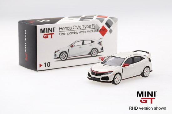 ■ TSM MODEL MINI GT 1/64 HONDA Civic Type R ホワイト ホンダシビック ミニカー