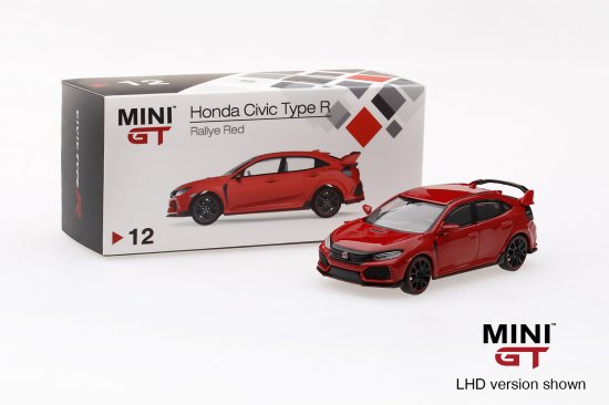 TSM MINI GT 1/64 Honda シビック Type R ラリーレッド (右ハンドル