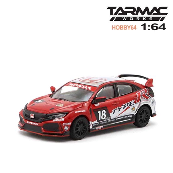 TARMAC WORKS 1/64 Honda Civic Type R FK8 NASA 25 Hours of