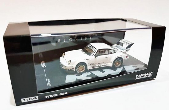 TARMAC WORKS 1/64 HOBBY64 Model Car - Porsche RWB 930 Kamiwaza