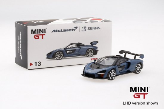 TSM MINI GT 1/64 マクラーレン セナ ヴィクトリー グレイ (左ハンドル 