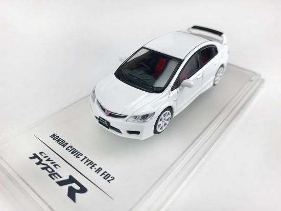 INNO64 1/64 HONDA ホンダ シビック Type-R FD2 White- ミニカー専門店