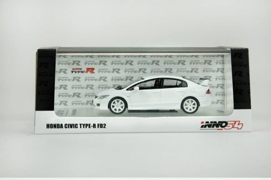 INNO64 1/64 HONDA ホンダ シビック Type-R FD2 White- ミニカー専門店 RideON